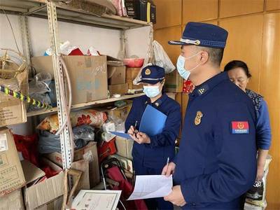 锦州市消防救援支队北镇大队联合市监局开展消防产品专项整治行动