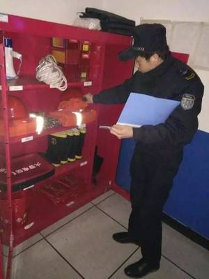 保利叶公馆物业服务中心一月份消防检测服务简报